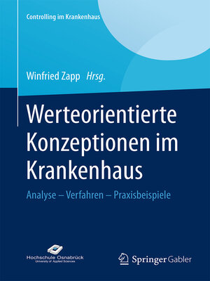 cover image of Werteorientierte Konzeptionen im Krankenhaus